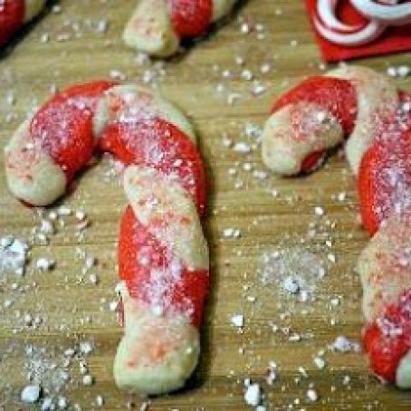 Candy Cane Cookies