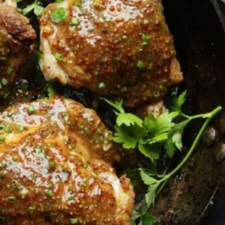 Honey Balsamic Mustard Glazed Chicken