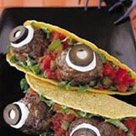Spooky Eyeball Tacos