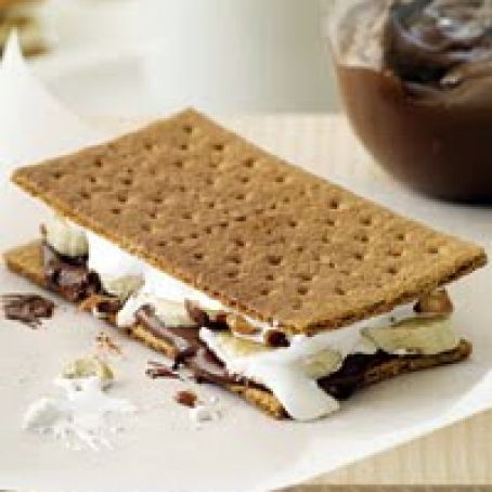 Banana Nutella S'mores
