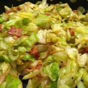 Fried Cabbage with Bacon & Onions