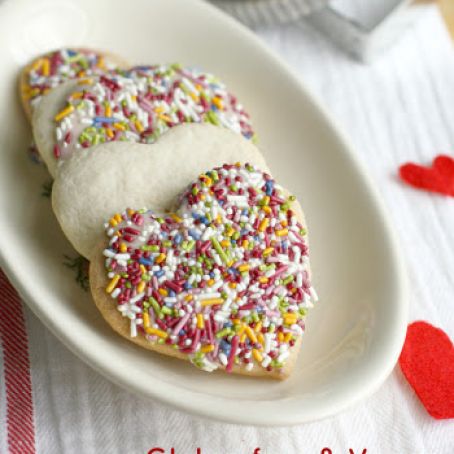 SUGAR COOKIES, GLUTEN FREE AND VEGAN