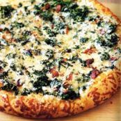 Spinach and Pepper Jack Pizza