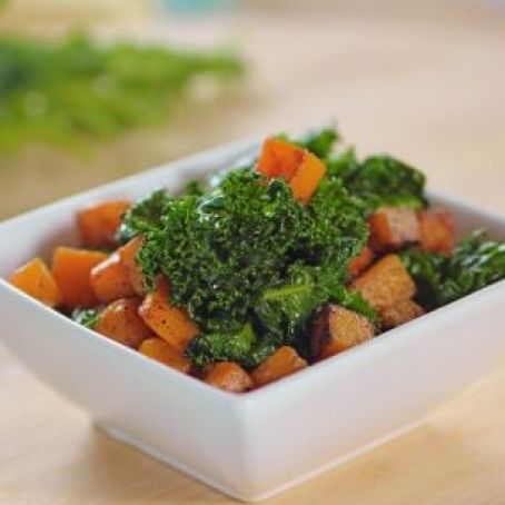 Butternut Squash and Kale Stir Fry