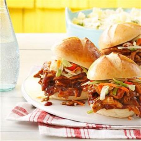 BBQ Chicken Sliders