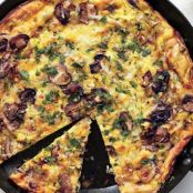 Mushroom, Leek, and Fontina Frittata