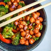 General Tso’s Chickpeas