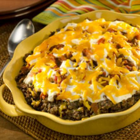 Mexican Beef and Corn Casserole
