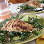 GINGERY GRILLED SALMON SALAD