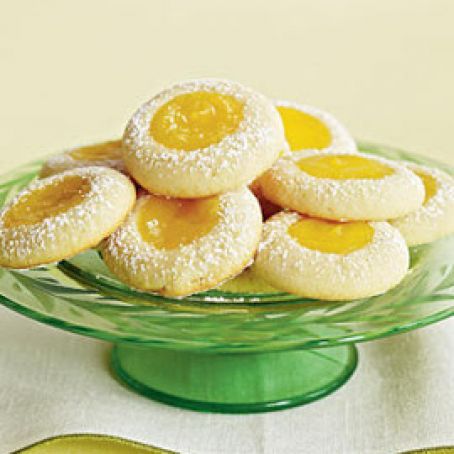 WEIGHT WATCHERS 1 Points Plus+ LEMON THUMBPRINT COOKIES | Cookie Recipes