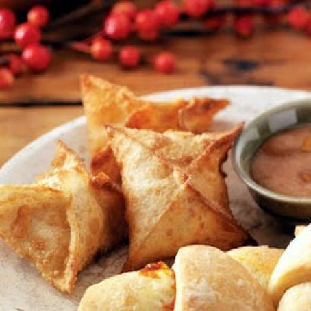 Pretty Pumpkin Wontons Recipe