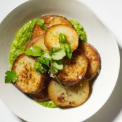 Crispy Potato Salad with Anchovy Chimichurri