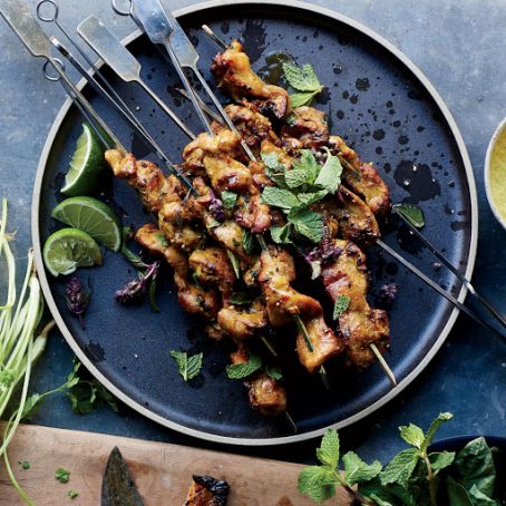 Chicken Curry Skewers