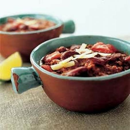 Simple Beef Chili with Kidney Beans