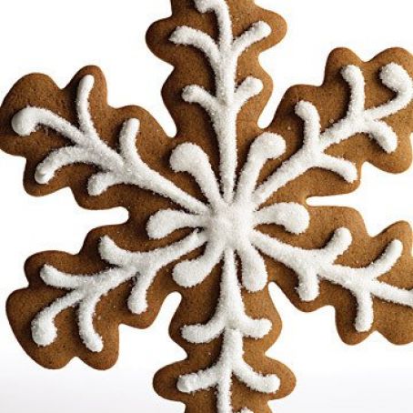 GINGERBREAD SNOWFLAKES