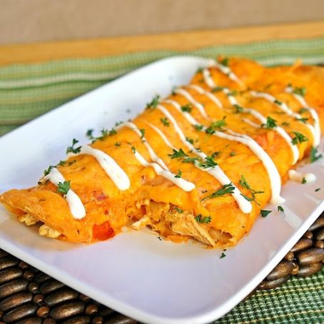 Ranch Chicken Enchiladas