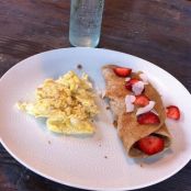 Brkfst:  Crepes: (Paleo) Raspberry Crepes
