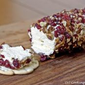 Cheese Log with Cranberries & Pecans