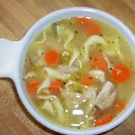 Pressure Cooker Chicken Noodle Soup