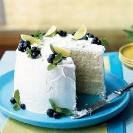 Fresh Lime Chiffon Cake