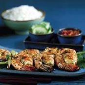 Thai Shrimp on Lemongrass Stalks