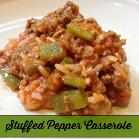 Stuffed Pepper Casserole