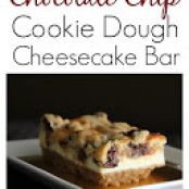 Chocolate Chip Cheesecake Cookie Dough Bars