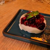 Paleo Coconut Panna Cotta with Mixed Berry Compote