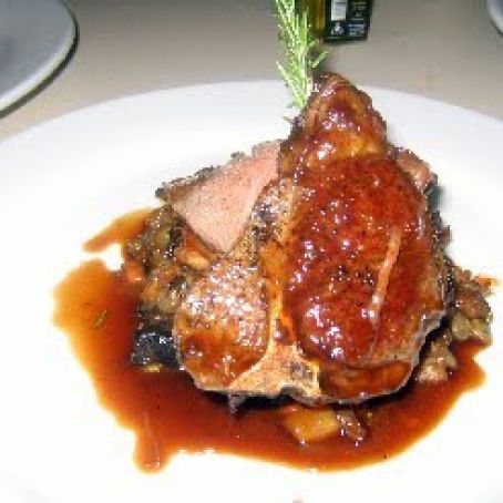 Roast Leg of Lamb with Wine Gravy