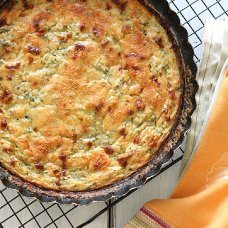 Crust-less Zucchini Pie