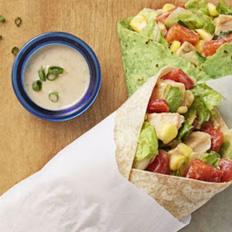 BBQ-Ranch Chicken Wraps