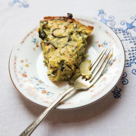 Zucchini, Onion and Ricotta Pie (Torta Salata di Zucchine e Cipolle) Recipe | SAVEUR