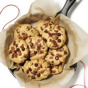 Peanut Butter-Chocolate Chip-Bacon Cookies