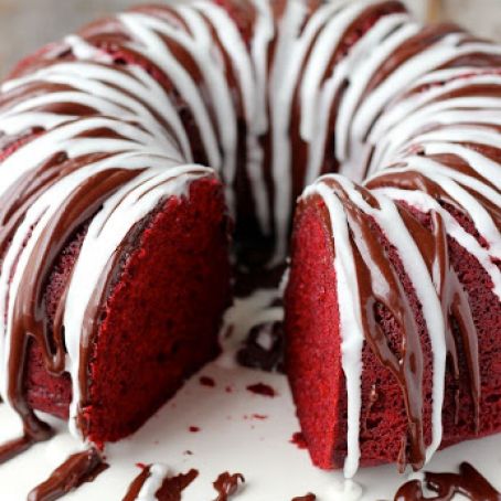RED VELVET SOUR CREAM BUNDT CAKE