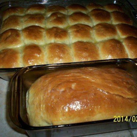 Bread - Homemade King Hawaiian Rolls & Loaf