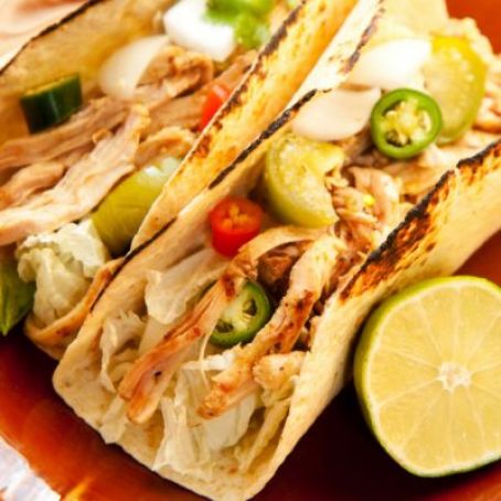 Cilantro & Lime Marinated Chicken Tacos