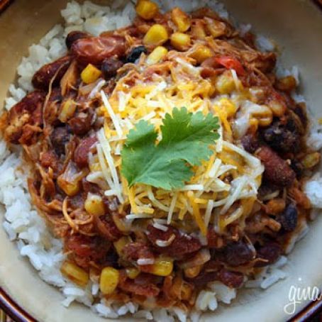 Crock Pot Chicken Taco Chili