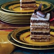 TWELVE LAYER MOCHA CAKE