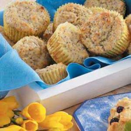 Poppy Seed Lemonade Muffins
