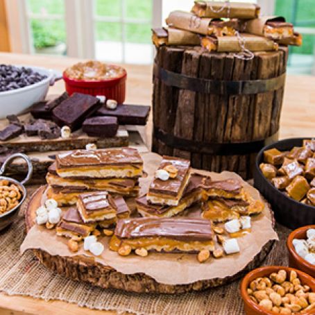 Homemade Snickers Bars