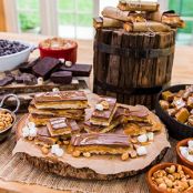 Homemade Snickers Bars