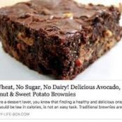 Brownies - Vegan, Sugar/Gluten-Free