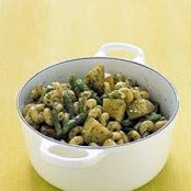 Pasta with Pesto, Potatoes, and Green Beans