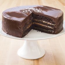 Chocolate-Caramel Layer Cake