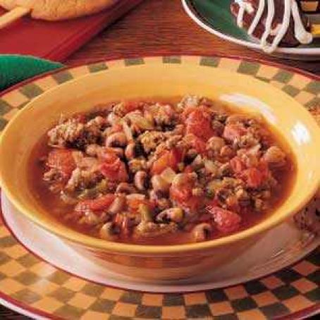 Hearty Black Eyed Pea Soup