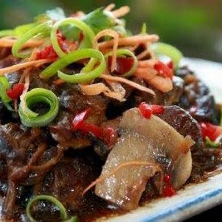 Baked Pork With 3 Mushrooms