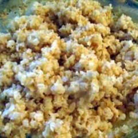 Oven Baked Garlic Brown Rice