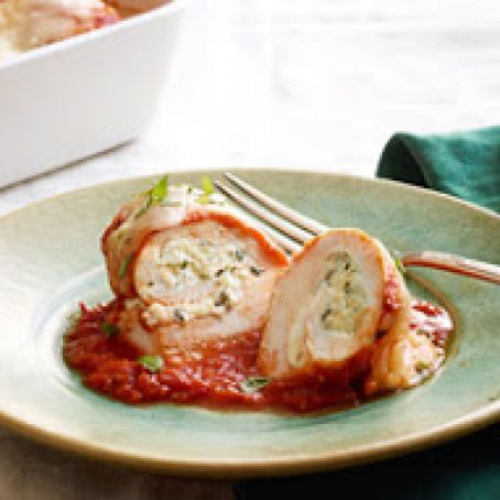 Tomato-Basil Chicken Roll-Ups