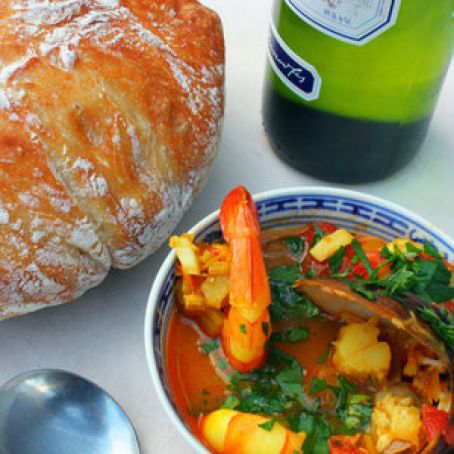 Bouillabaisse (with saffron rouille)