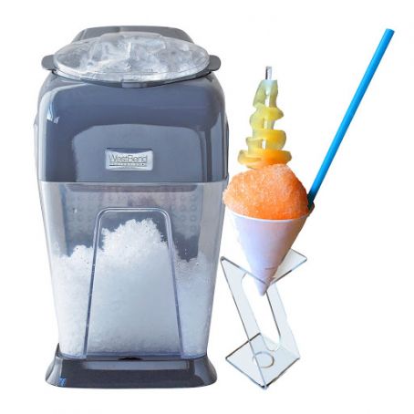 Raspberry-Thyme Spiked Snow Cone